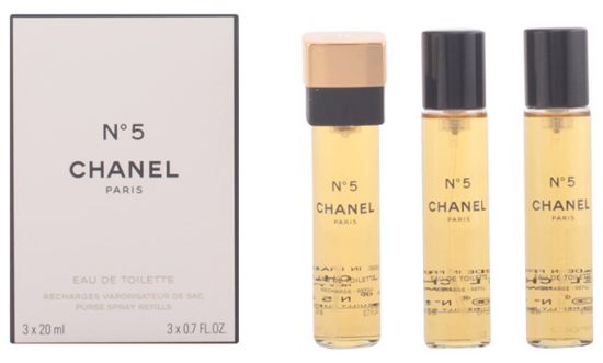 Eau de Toilette Sac N ° 5 Vaporisateur 3X20Ml - Recharge 60 ml