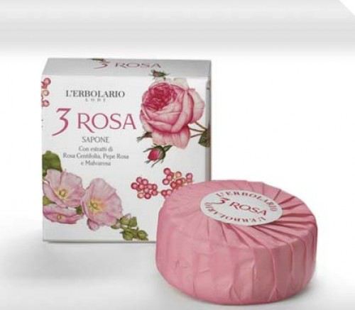 3 Savon Rose 100 gr