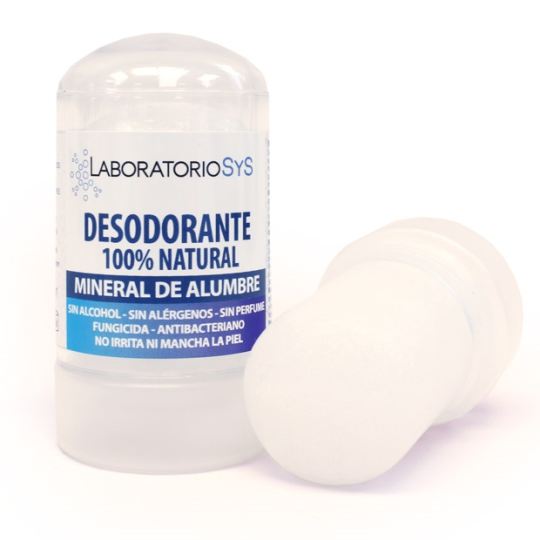 Déodorant naturel à l'alun en stick 60 gr