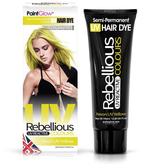 Rebellious Uv Réactif Néon Teinture semi permanente 70 ml