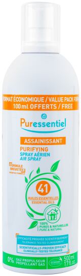 ésinfectant en aérosol 41 huiles essentielles 500 ml