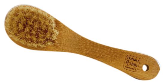 Brosse à visage en bambou