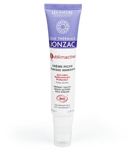 Jonzac Crème Sublimactive Immédiate Jeunesse Riche 40 ml