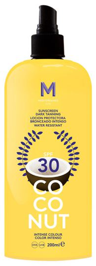 Crème Solaire à la Noix de Coco Bronzage Sombre Spf50 200 ml