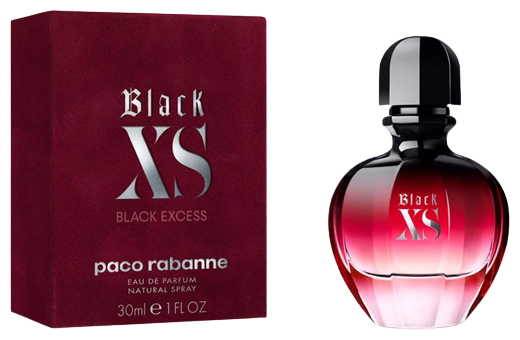 Eau de parfum Black Xs pour femmes spray 30 ml