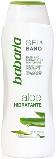 Gel de Bain Hydratant à l'aloès 600 ml