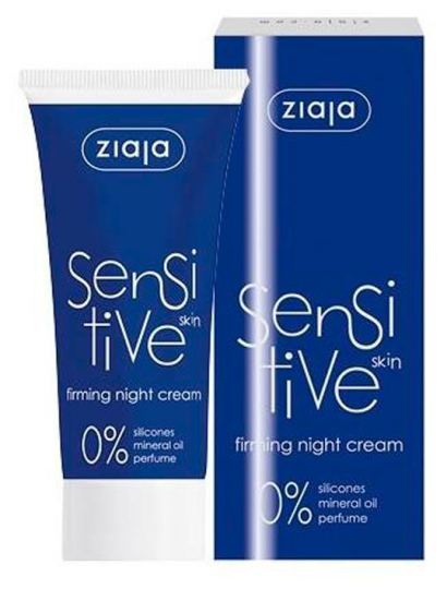 Crème de nuit raffermissante sensible pour peaux sensibles 50 ml