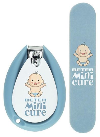 Mini Cure Nail Care Baby Blue 2 pcs