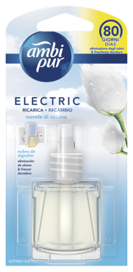 Recharge assainisseur d&#39;air électrique Cotton Clouds 21,5 ml