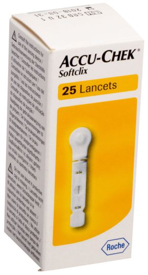 Accu Chek Softclix 25 Lancettes