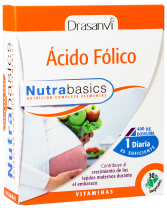 Nutrabasics - Acide Folique 30 Capsules