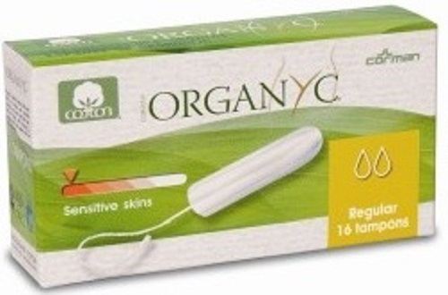 Tampons 100% coton sans applicateur régulier 16 unités