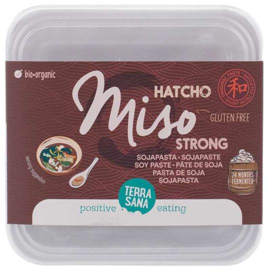 Pâte de soja non pasteurisée Hatcho Miso Strong