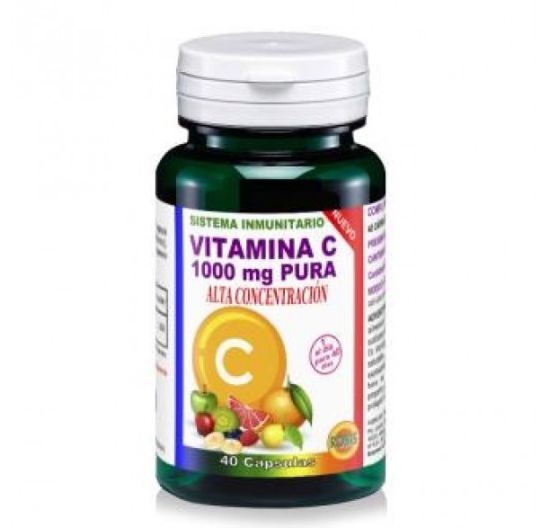 Vitamine C pure 40 gélules 1 gr