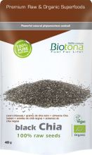 Graines de Chia noir crues Bio 400 gr