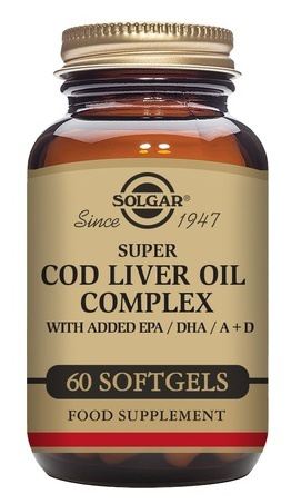 Super complexe d'huile de foie de morue 60 capsules