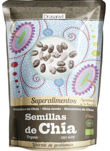 Graines de Chia Bio 250 gr Doypack