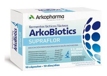 Ferments laitiers Arkobiotics Supraflor 10 capsules