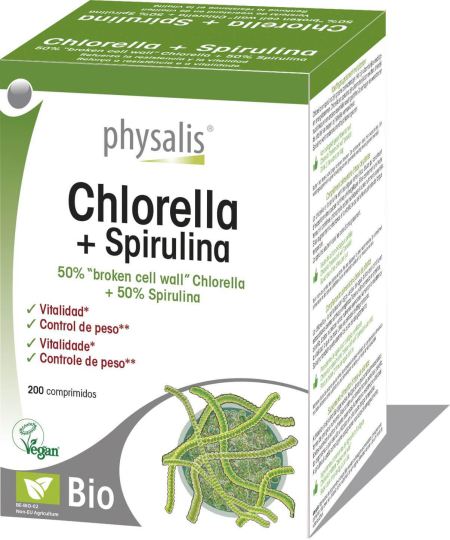 Chlorella Spiruline 200 Comprimés