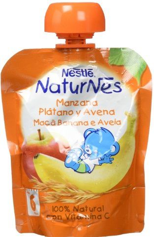 Sachet Naturnes Gruau Pomme Banane 6 mois 90 gr