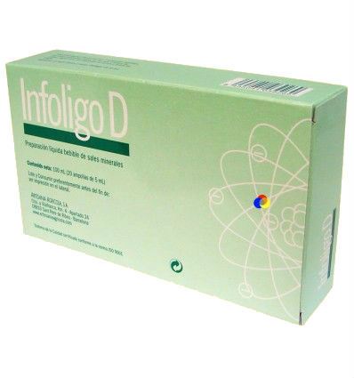 Infoligo-D Li, Cu, Mn, Mg, K, Co 20 flacons