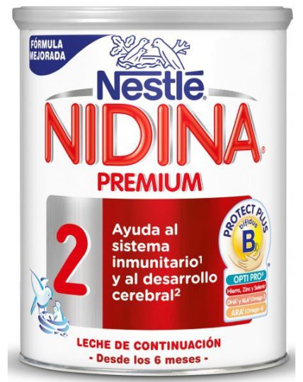 Lait de Suite Nidina 2 Premium 800 gr