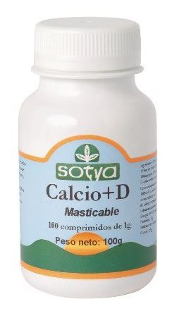 Calcium + Vitamine D 100 Comprimés à Croquer