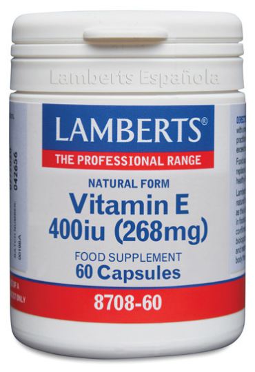 Vit. E 400 UI 60cap naturel.