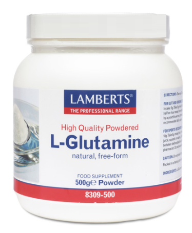 L-Glutamine en poudre, forme libre, facilement absorbée 500 gr