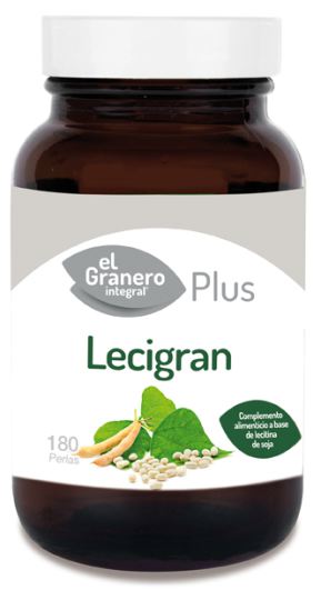 Lécithine de soja 740mg Lecigran. 180Perlas