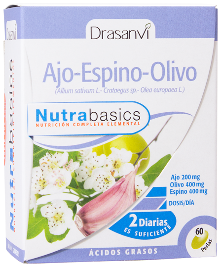 Nutrabasics - Ail - Aubépine - Olive