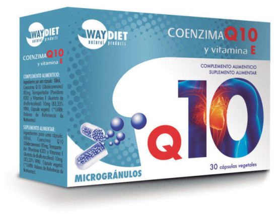 Way Diet Coenzyme Q10 et Vitamine E 30 capsules