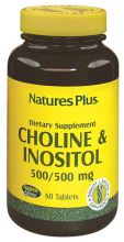 Choline + Inositol 500mg. 60 Perles