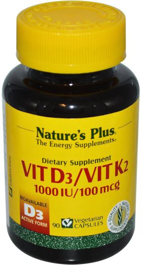 Vitamine K2 vitamine D3 90 Capsules