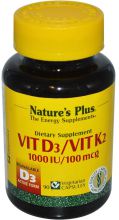 Vitamine K2 vitamine D3 90 Capsules