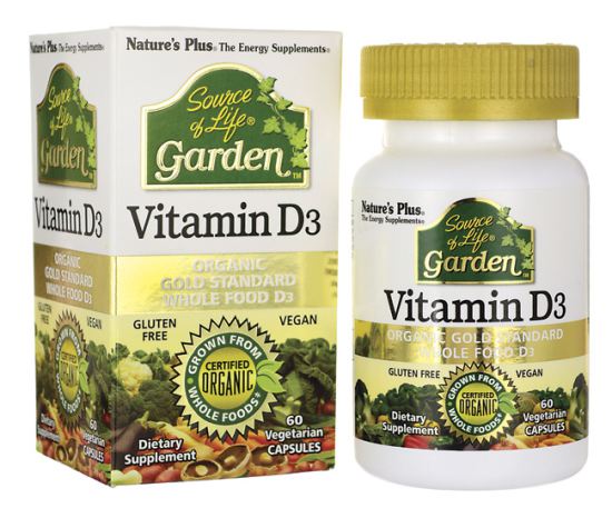 La vitamine D3 Garden 60 Capsules