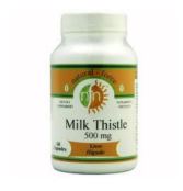 Milk Thistle 500 mg de chardon-Marie. 60cap.