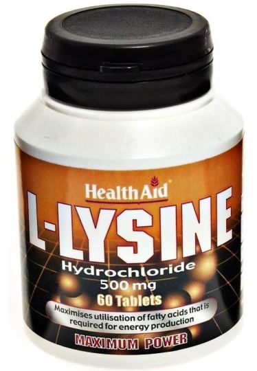 500 mg de L-Lysine. 60comp. Health Aid