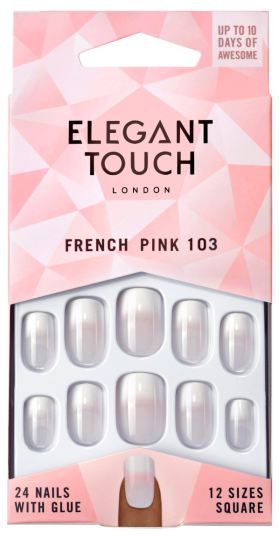 French Pink 103 faux ongles 24 unités