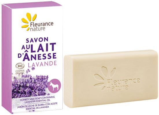 Savon au lait d&#39;ânesse à l&#39;huile essentielle de lavande