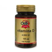 Vitamine D3 4000 UI 100 perles