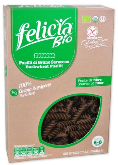 Pâtes Saraceno Grain Fusilli 340 gr