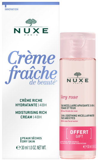 Crema Rica Hidratante 30 ml + Agua Micelar 3 en 1 50 ml